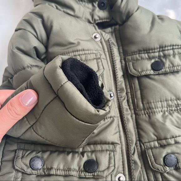 Ben Sherman Boys Winter Coat, Olive Green, Size 12 Months - Picture 5 of 7